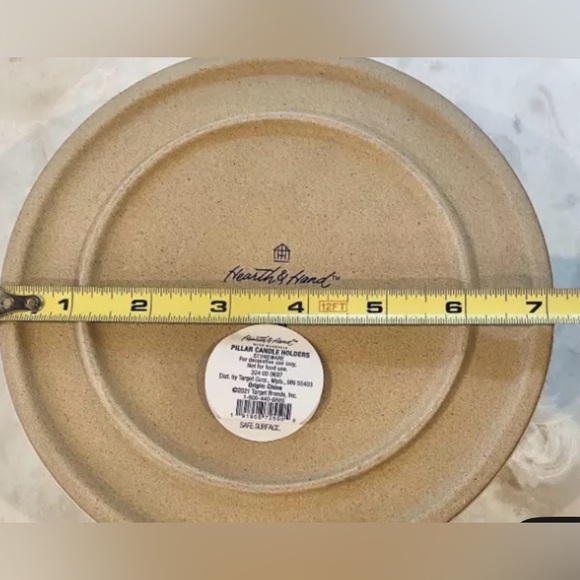 Hearth & Hand with Magnolia Stoneware Pillar Candle Holders - Picture 12 of 12